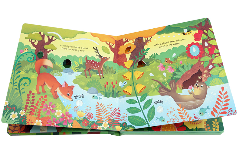 Usborne Woodland Sounds森林的聲音發聲書