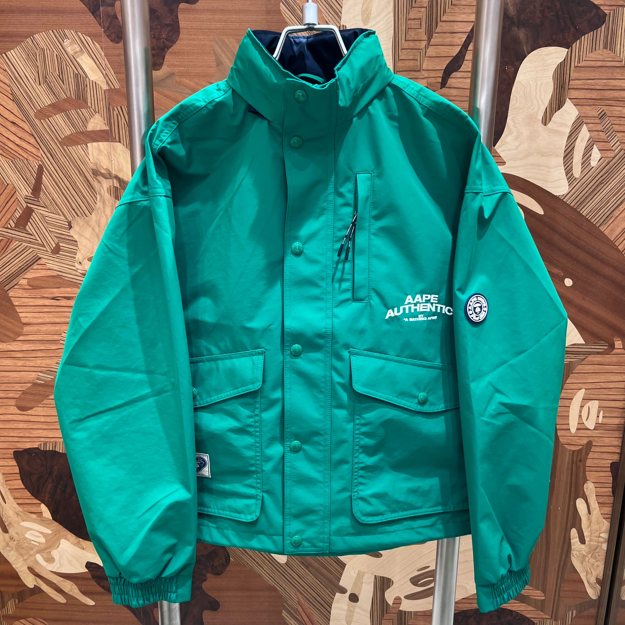 AAPE Moonface hooded jacket (D361)