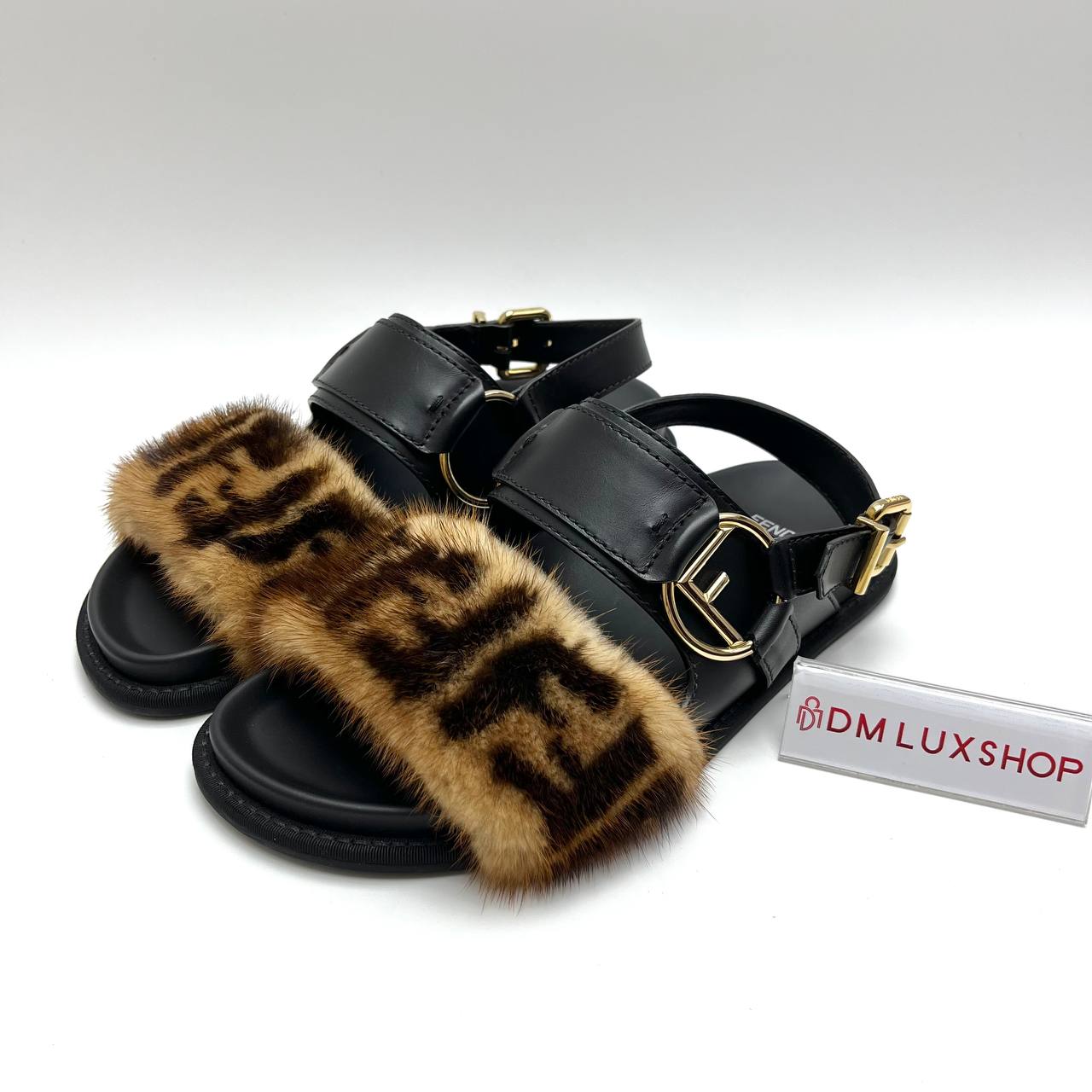 Fendi Mink Fur Sandals