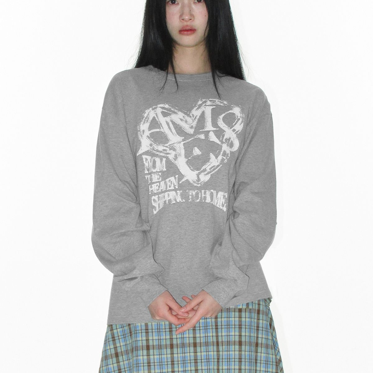 [Ames Worldwide] AMES HEART GRAPHIC LS TEE (2款)