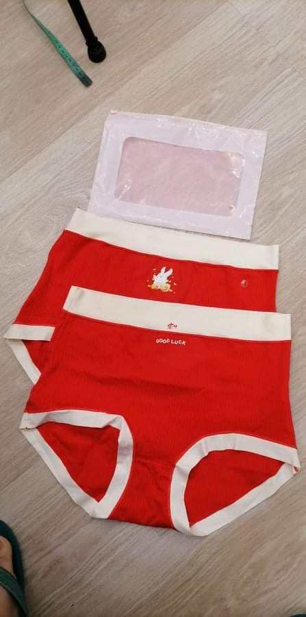 DDA14 D5829 无痕兔兔大码内裤 (⚠️一套四件⚠️)(腰围 30-50寸以内)