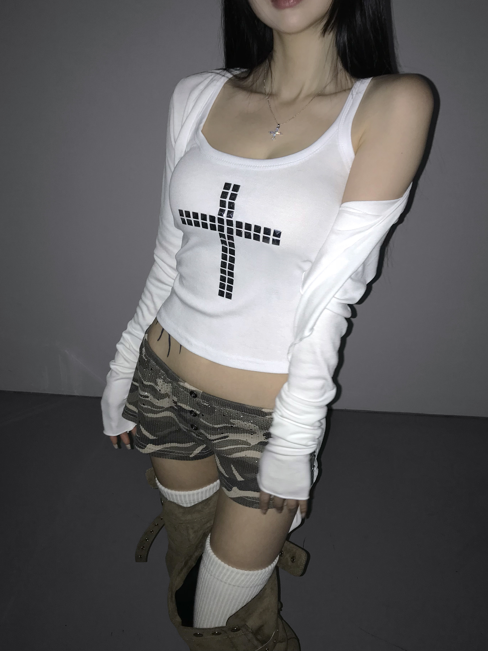 Cross Crop Sleeveless