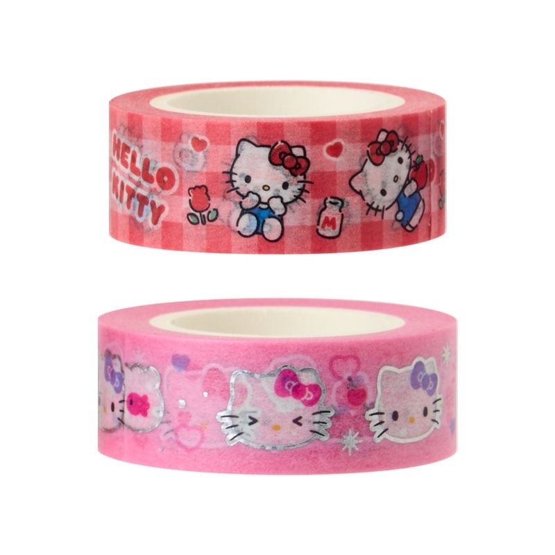 現貨｜【一套兩卷】Sanrio Hello Kitty 日版 紙膠帶 Masking Tape (58601-3)