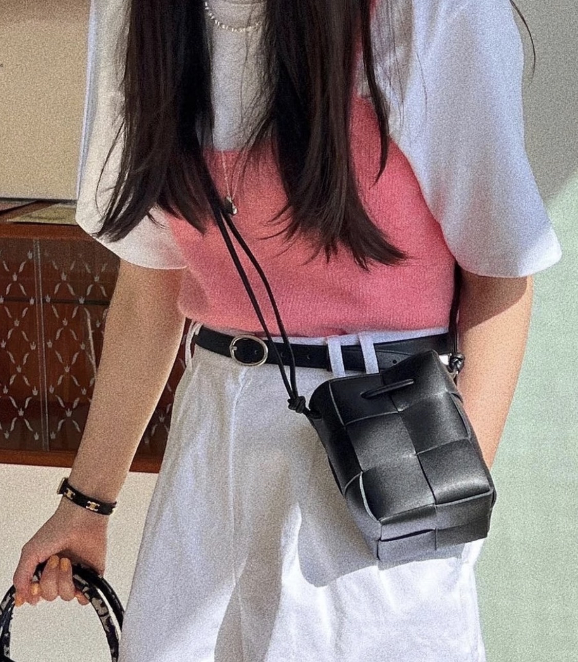 清貨特價 🍒 BV 黑色 Mini Cassette Bag