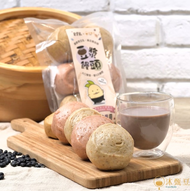 嚴選台灣高質品牌 沐甄豆 香濃Q彈豆漿饅頭 6個裝 全單滿$500或以上，包順豐冷運到順豐自提點