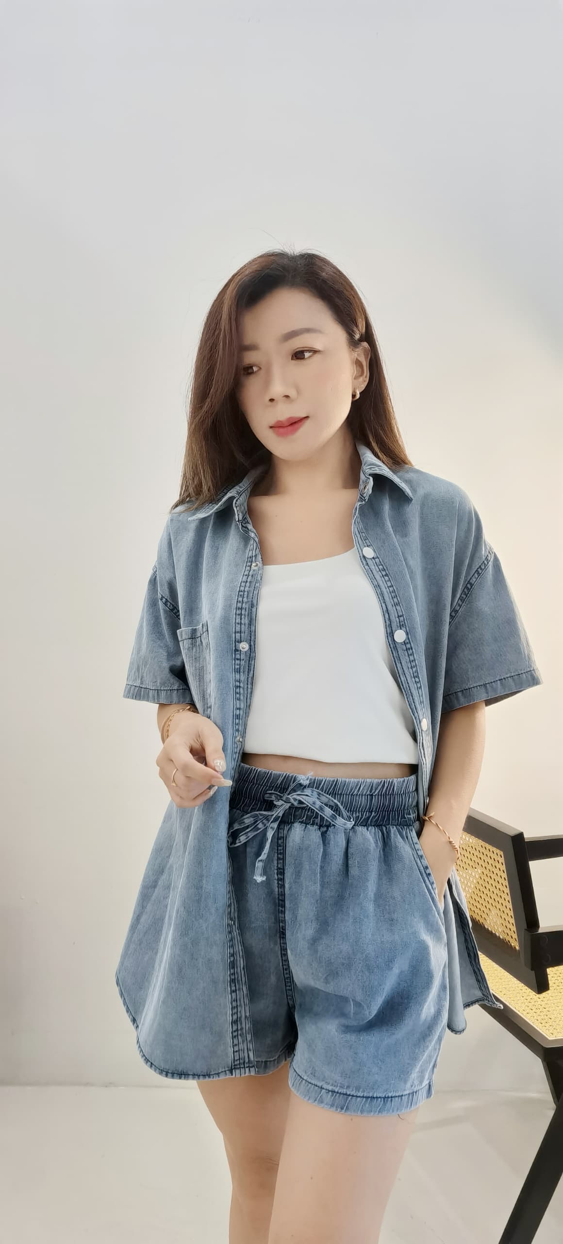 33065 CASUAL DENIM SET 