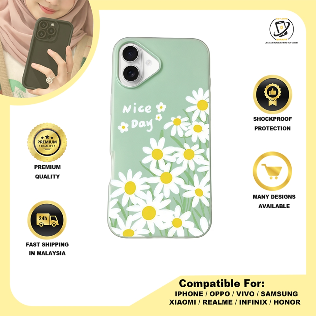 JELLY CASE PHONE FOR IPHONE - DESIGN FLOWER N