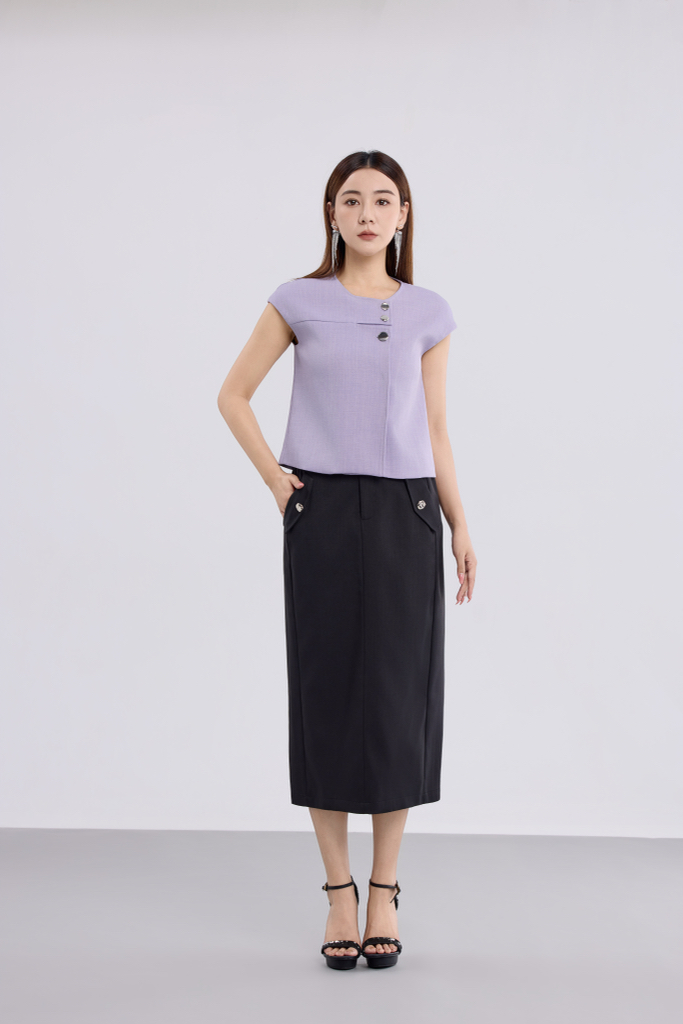 10141323 Celeste Sculpt Boatneck Top
