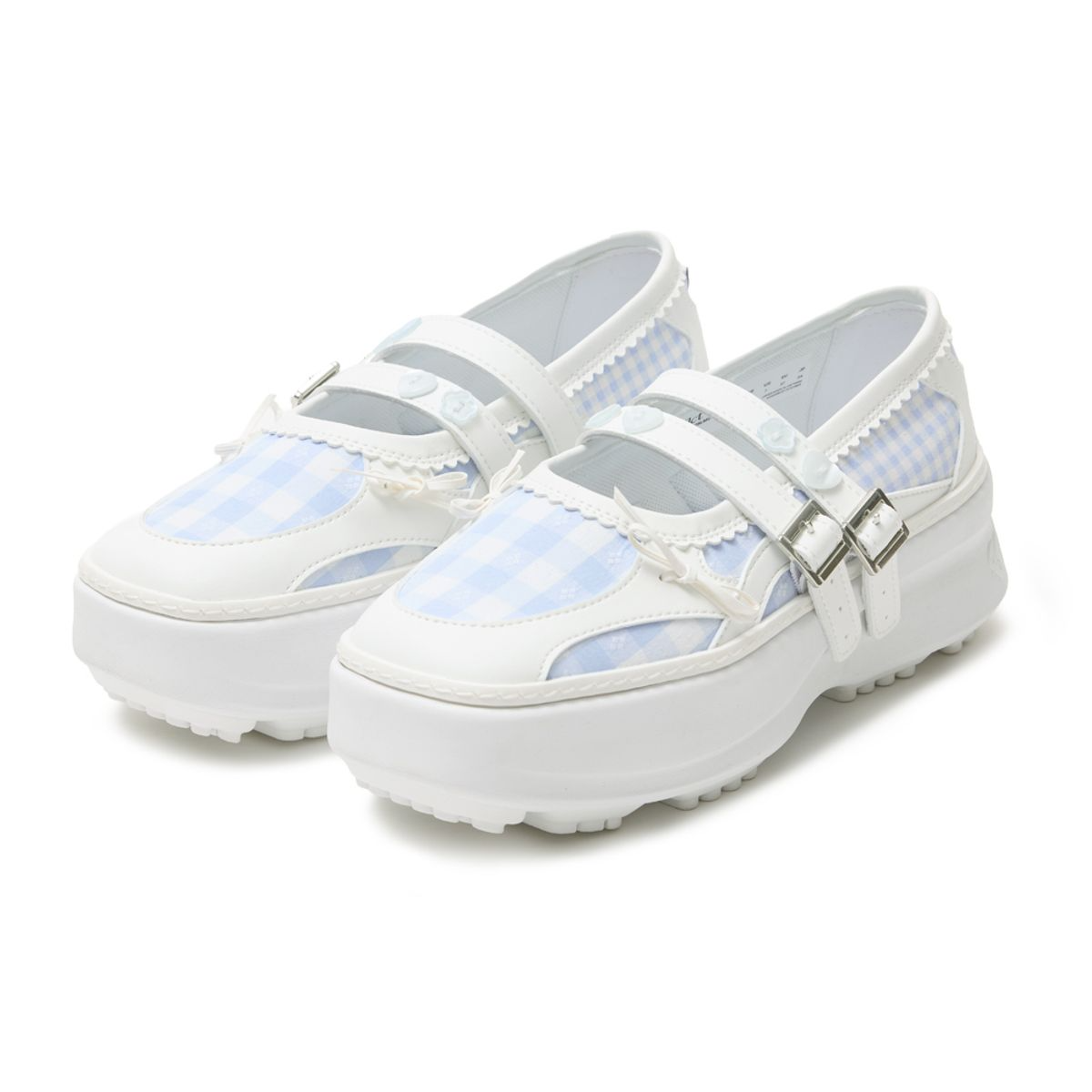 [TUOMIO x flct] MEMENTO PATCHWORK PLATFORM MARYJANE (2種)