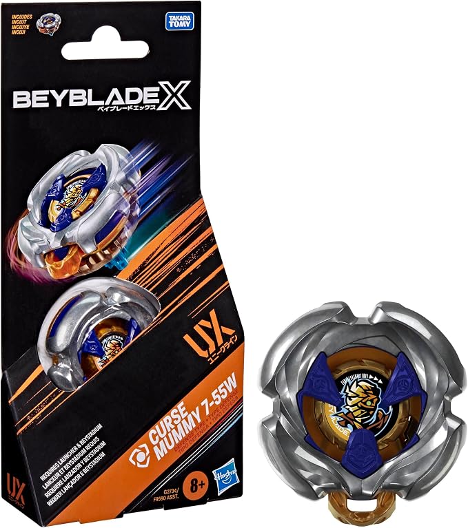爆旋陀螺X BEYBLADE X UX-18 木乃伊 古屍詛咒 7-55W Curse Mummy (美版 UX18-01 籤王款式)