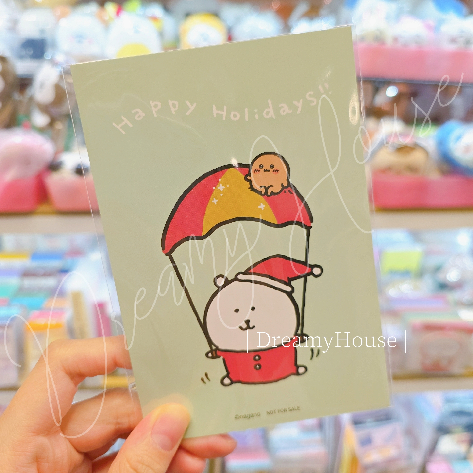 日本 nagano market joke bear postcard