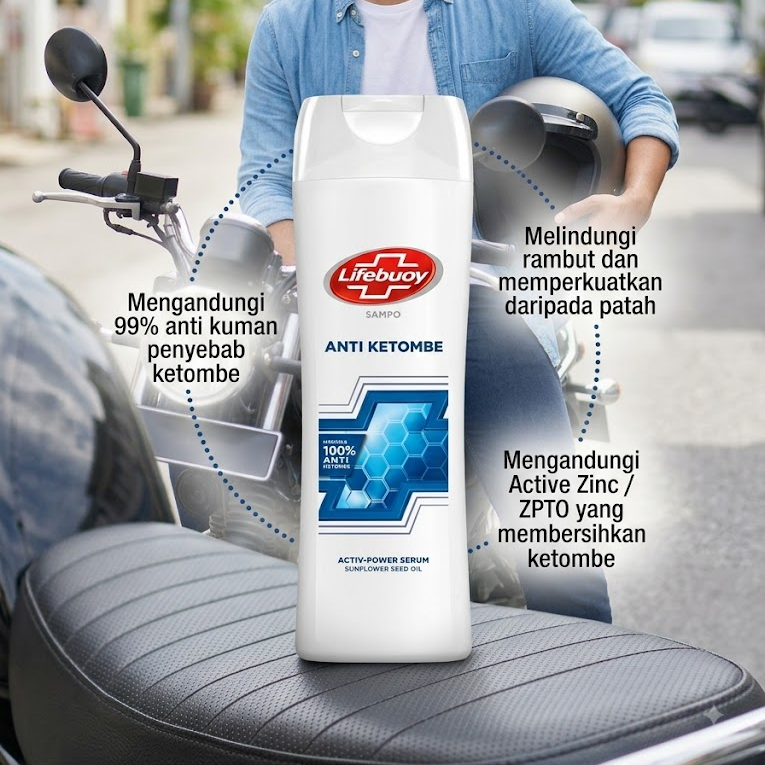 ANTI KELEMUMUR - Lifebuoy Shampoo 170ml / 340ml