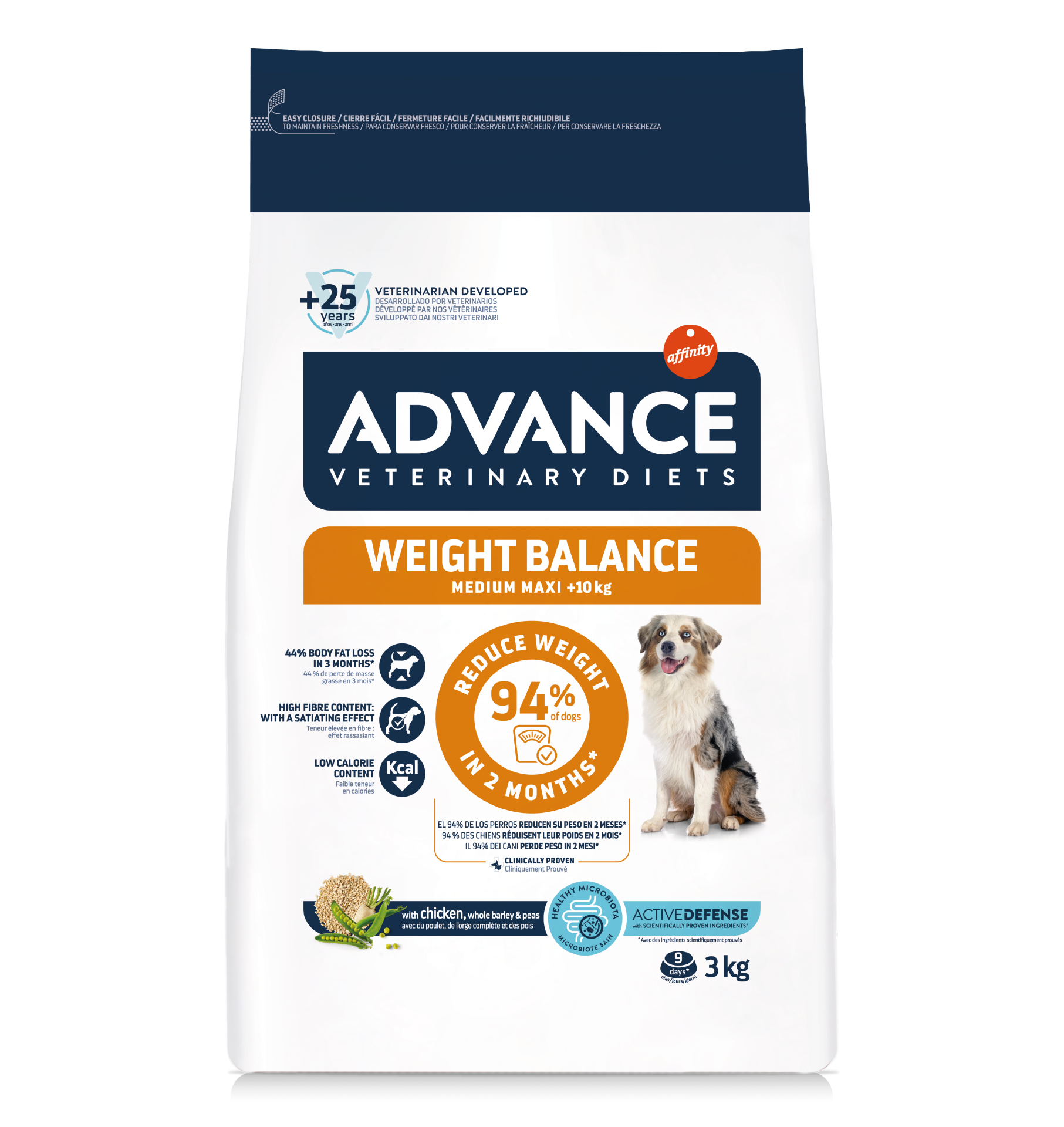 ADVANCE處方狗糧 – 減肥專用（適合體重10kg以上中大型犬種）