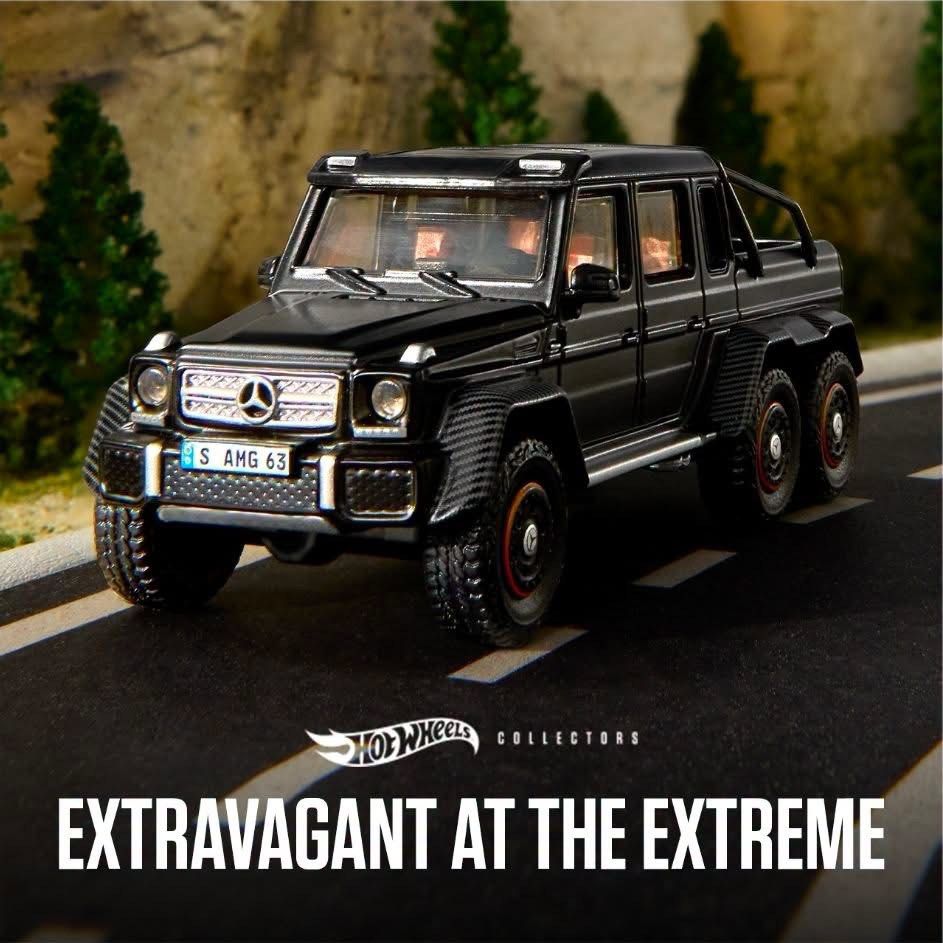 Hot Wheels Elite 64 Mercedes-Benz G 63 AMG 6x6 Redline Club