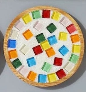 DIY手工材料包-馬賽克杯墊 (G633) 🚛 送貨方式請選(4)