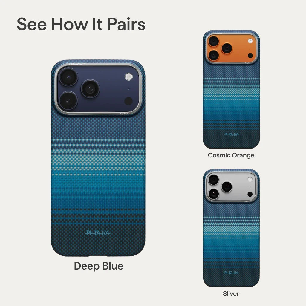 PITAKA iPhone 17 Pro Ultra-Slim Case - Moment (PitaTap™)