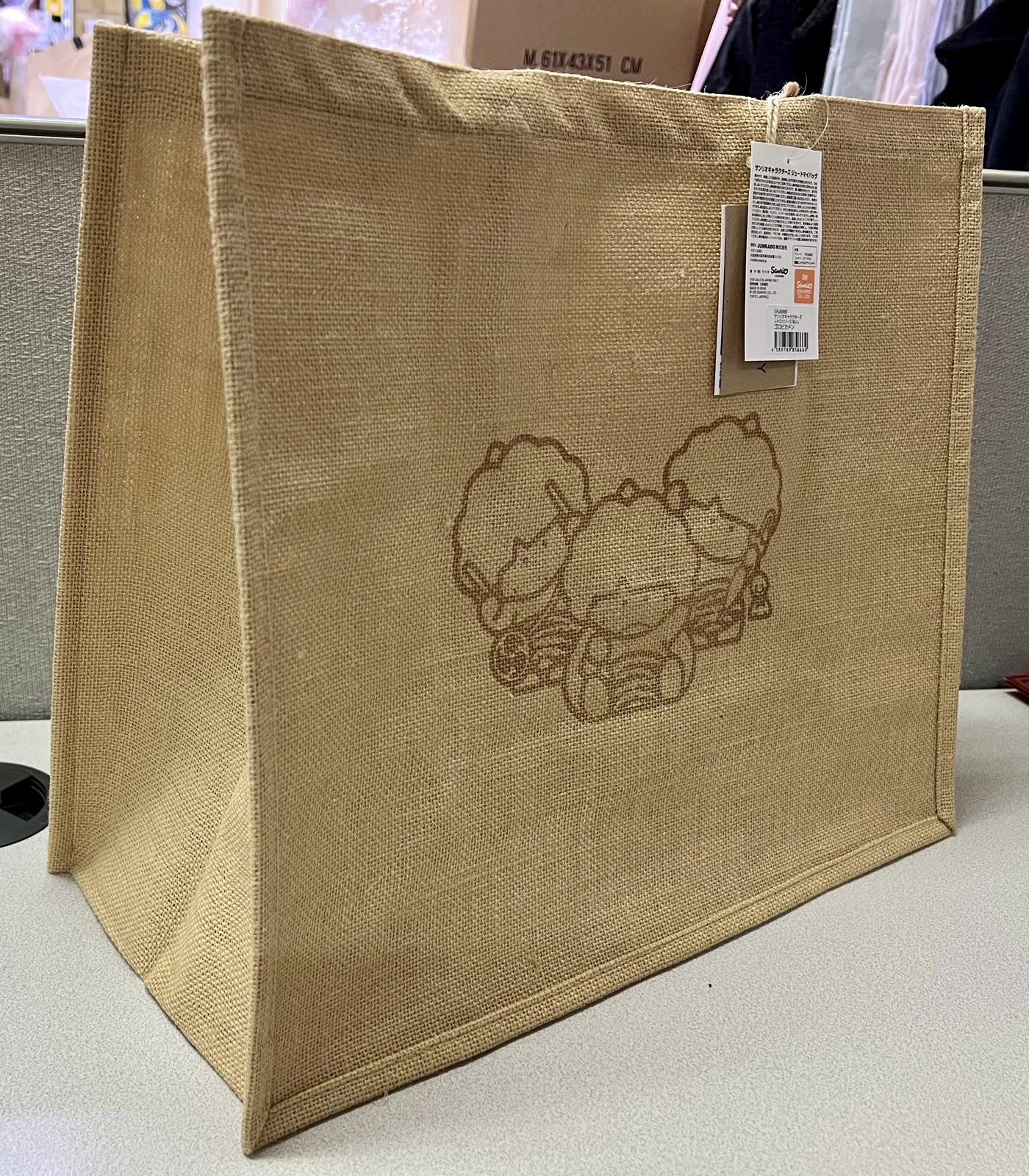 🎌日本直送🎌雷公 大size麻織袋 可上膊