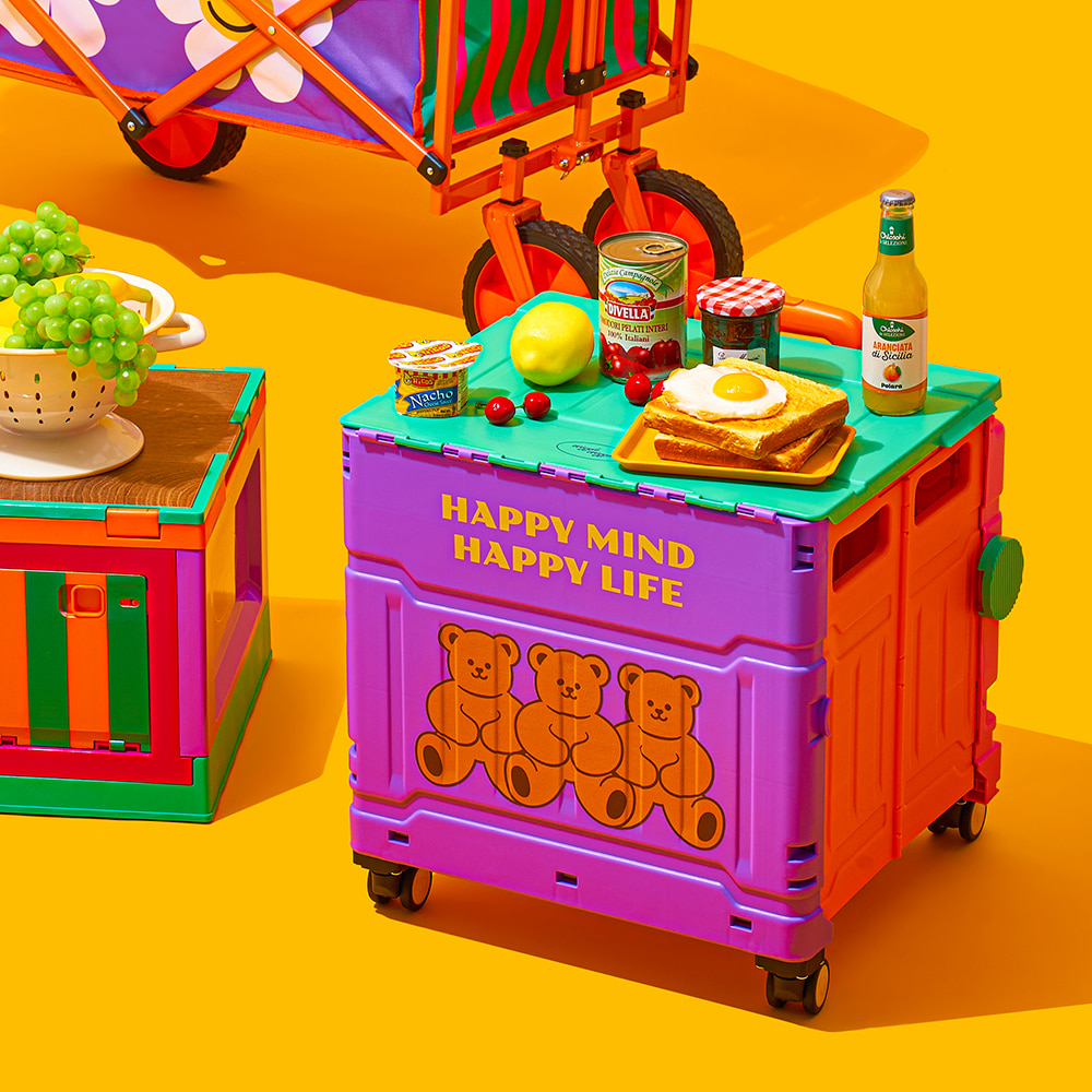 Wiggle Wiggle 彩色熊仔可摺疊車仔