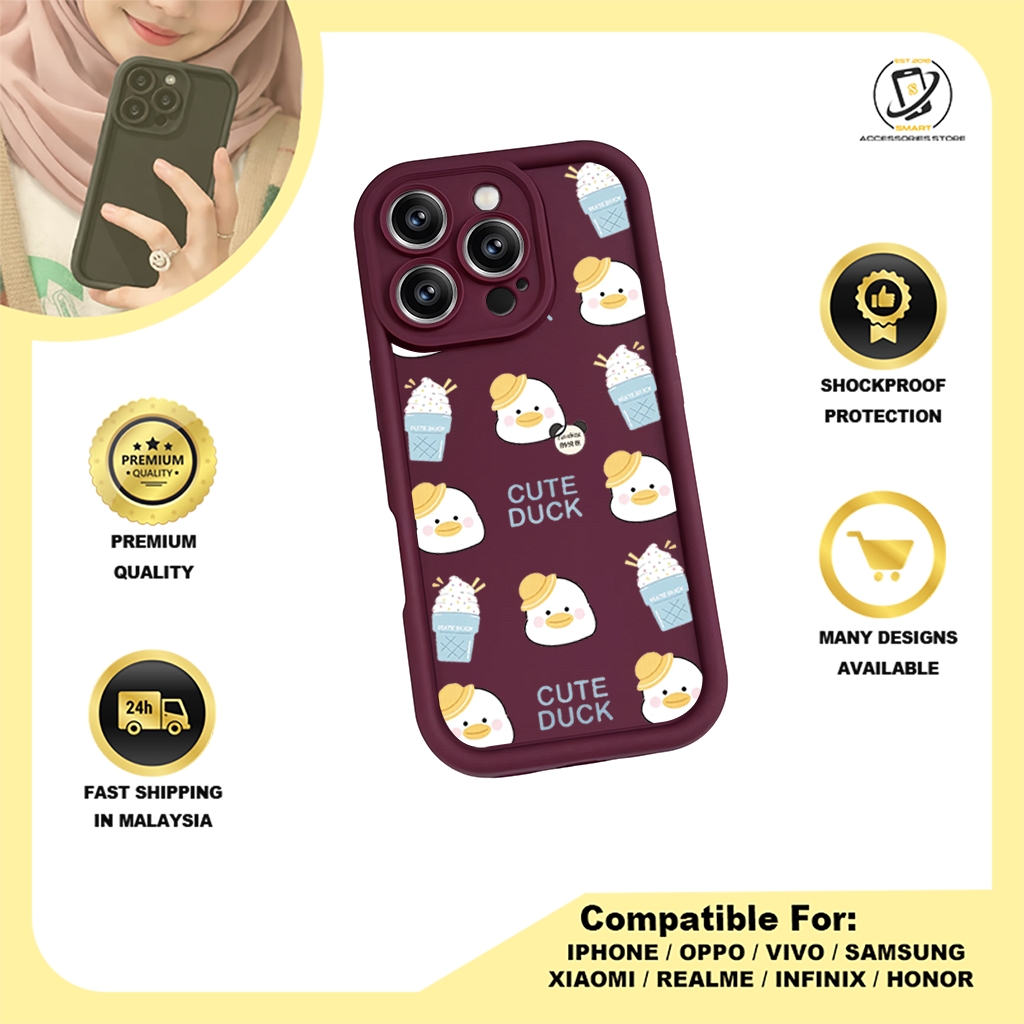 TPU DESIGN CASE PHONE FOR OPPO - DESIGN DUCK A