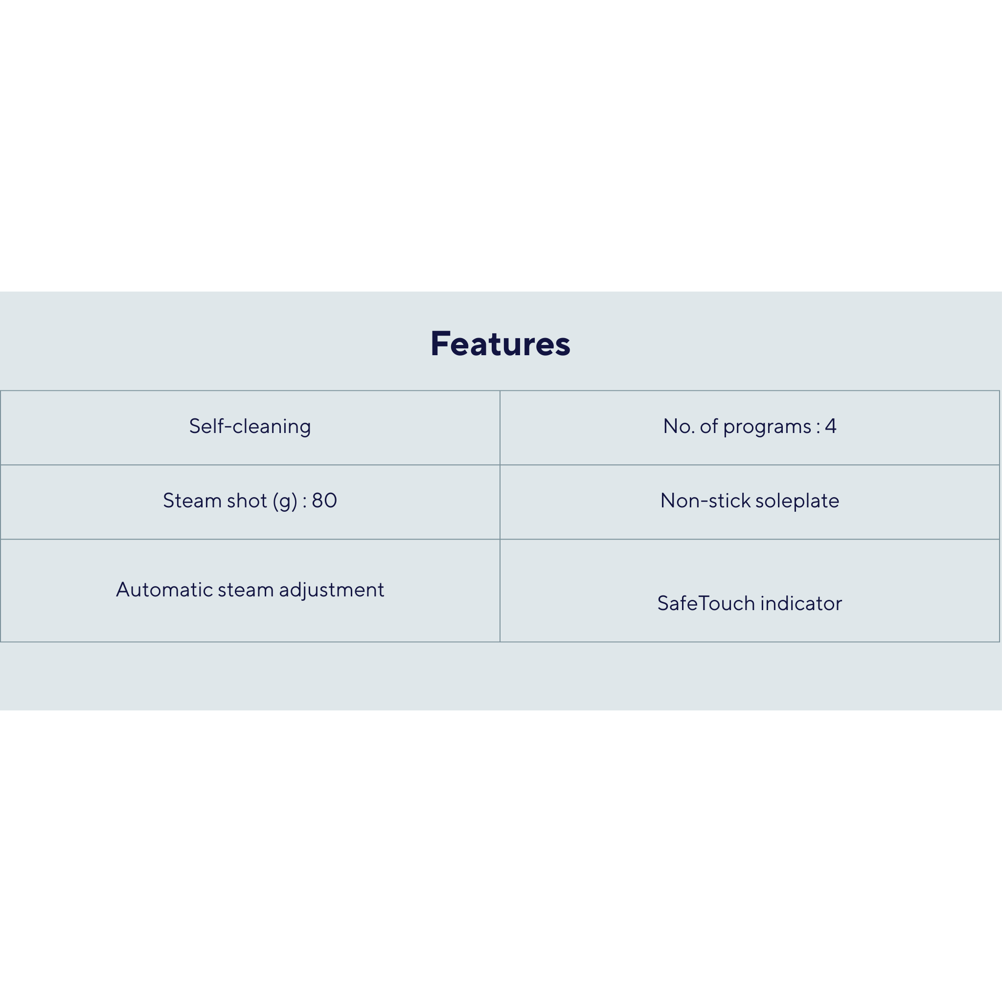 Electrolux Steam Iron with Non-Stick Soleplate (ESI4007)