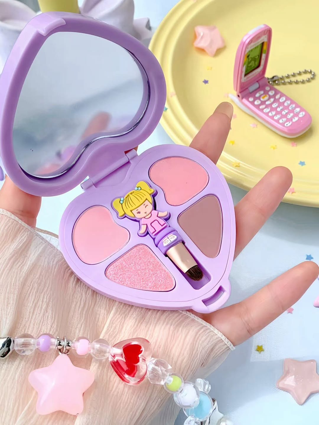 《Early Bird》Little Shadow Palette 四色眼影盤｜Polly Pocket X dasique (26142-P）