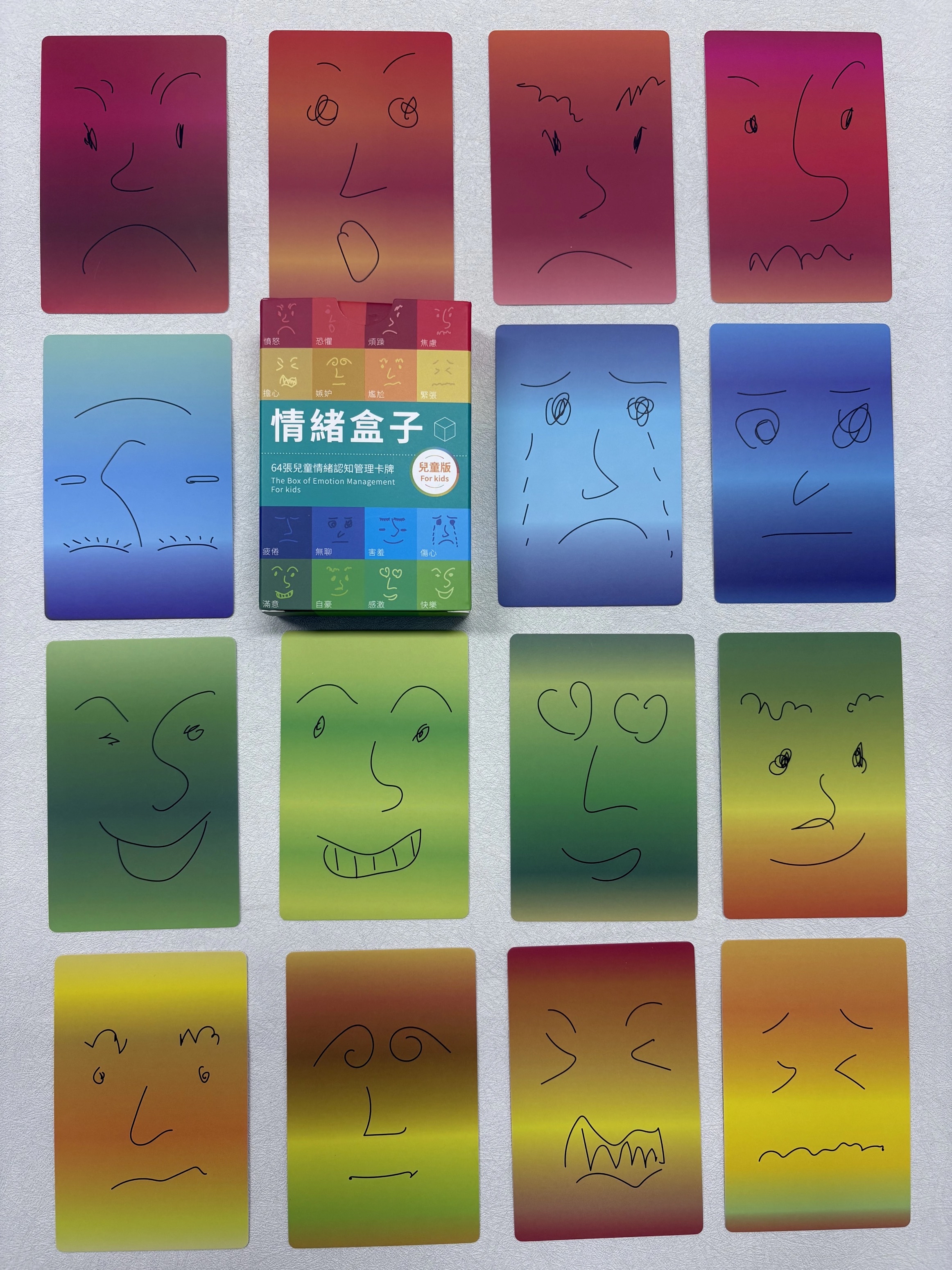 情緒管理神器《情緒盒子》兒童版(64張）