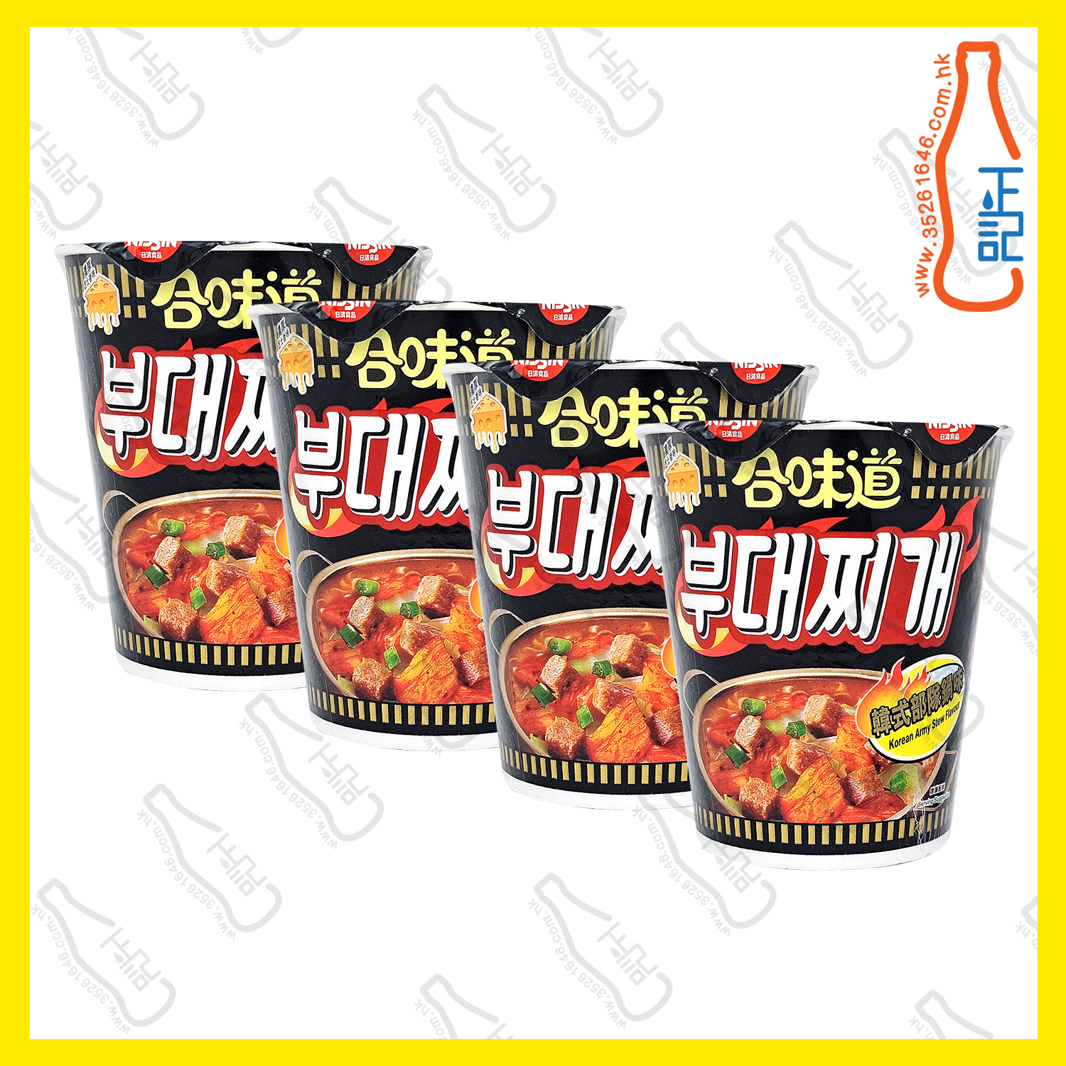 日清合味道(韓式部隊鍋味)杯麵 74g x【4杯】 /份