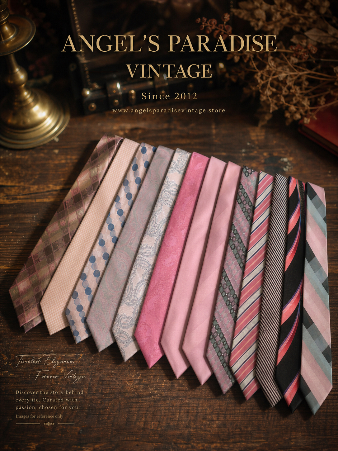 復古紳士淑女的秘密 ∙ 經典古董領呔盲盒Tie Mystery Box ∙ Vintage Gentleman & Lady’s Secret Collection
