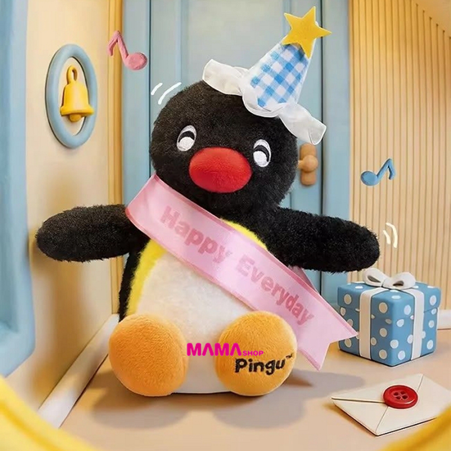 MarTube x Pingu Birthday 錄音互動毛絨公仔