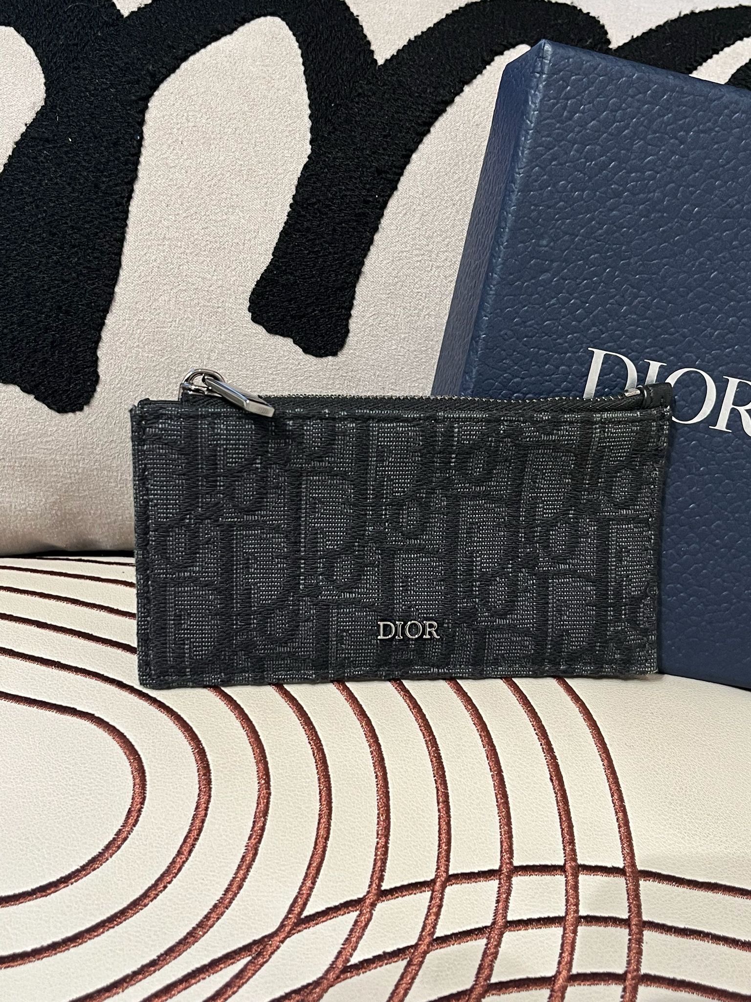 Dior Coin & Card case 100%Authentic, 95%New ✅Box