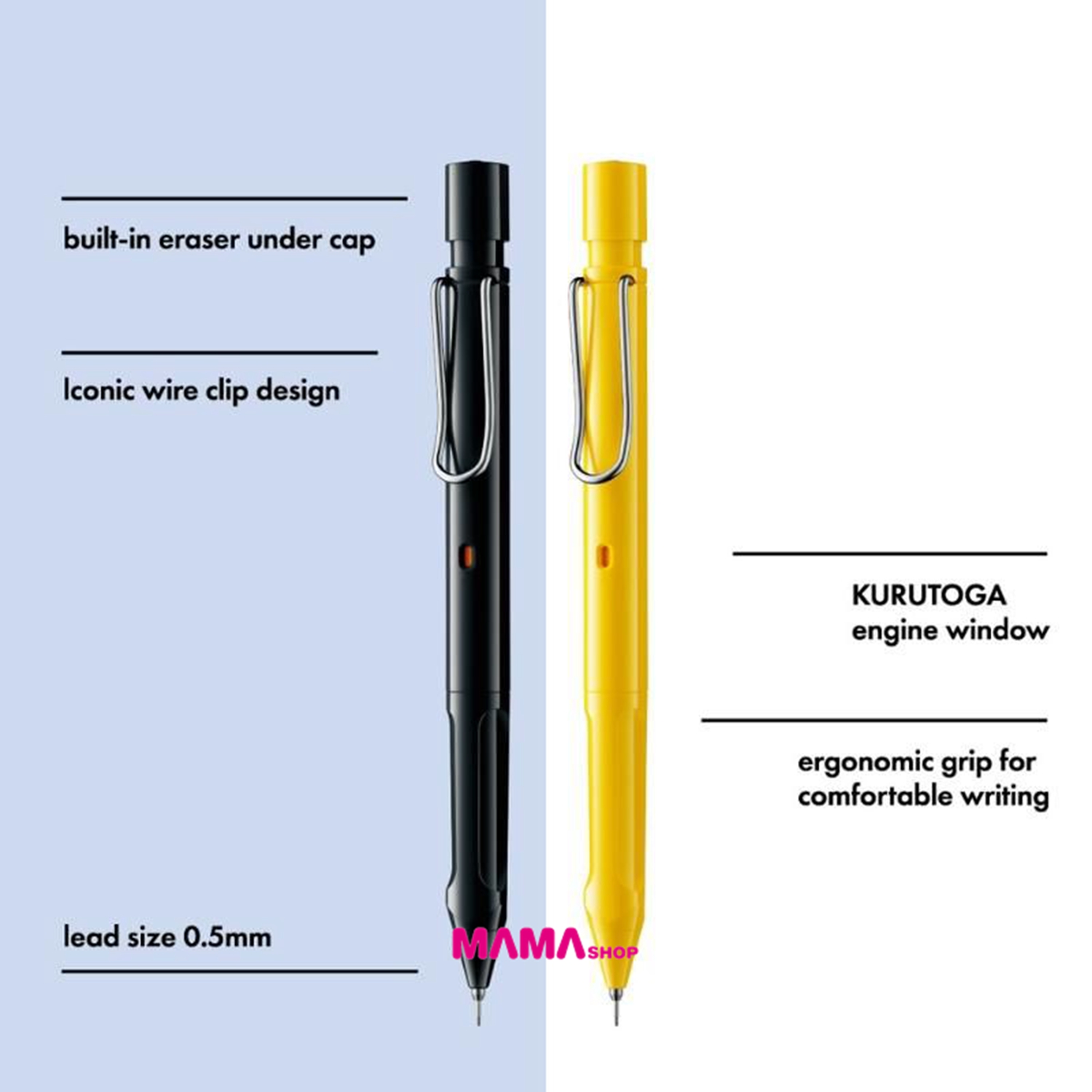 日本直送 三菱Uni x LAMY safari KURUTOGA inside 自動鉛芯筆