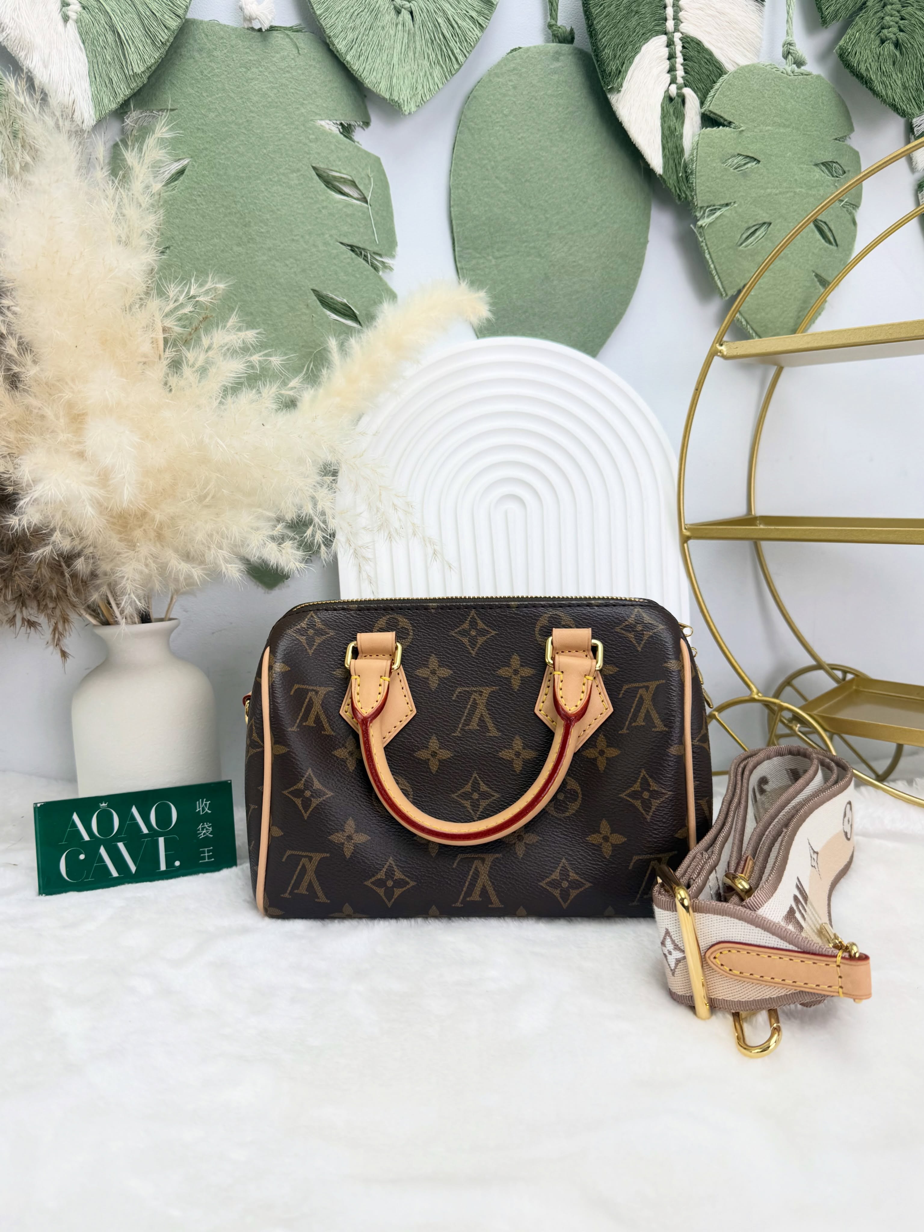 LV👜 PRE OWNED🛍️老花speedy20 🤎晶片款 2024年專門店單 有塵袋 💼