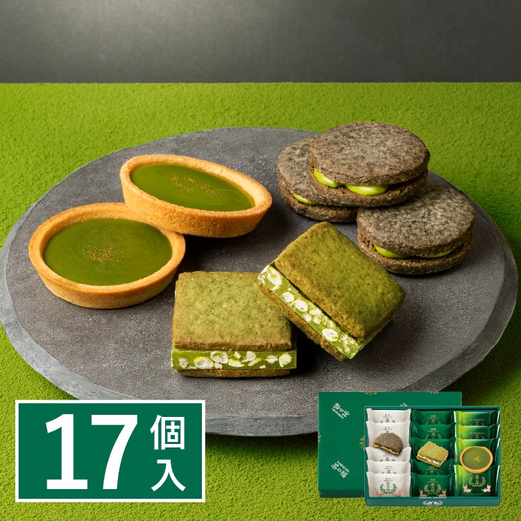 ✨新年禮盒．KAMAKURA 茶の福✨ 雜錦禮盒[抹茶夾心+黑芝麻+撻]