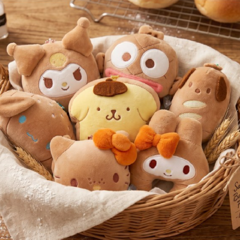 【預訂】韓國直送 Sanrio 麵包系列公仔吊飾 