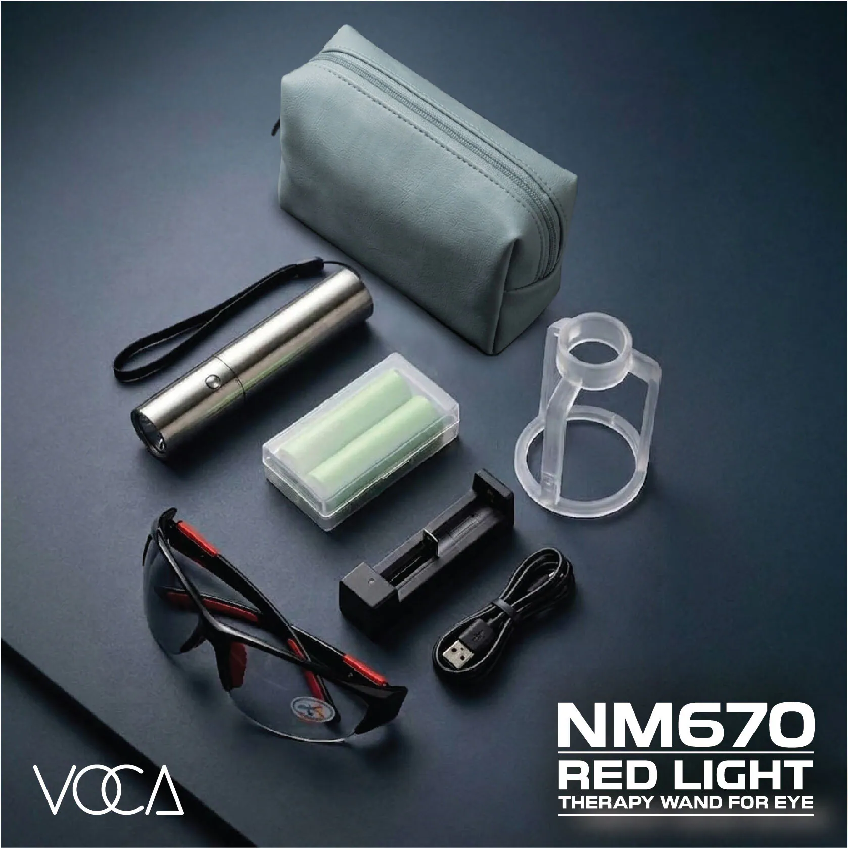 香港行貨 和泰 VOCA NM670 紅光眼部治療棒 (670nm紅光)