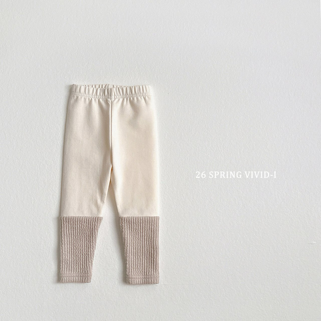 🌸預訂 韓國直送🌸🇰🇷VIVIDI五色針織拼接打底褲