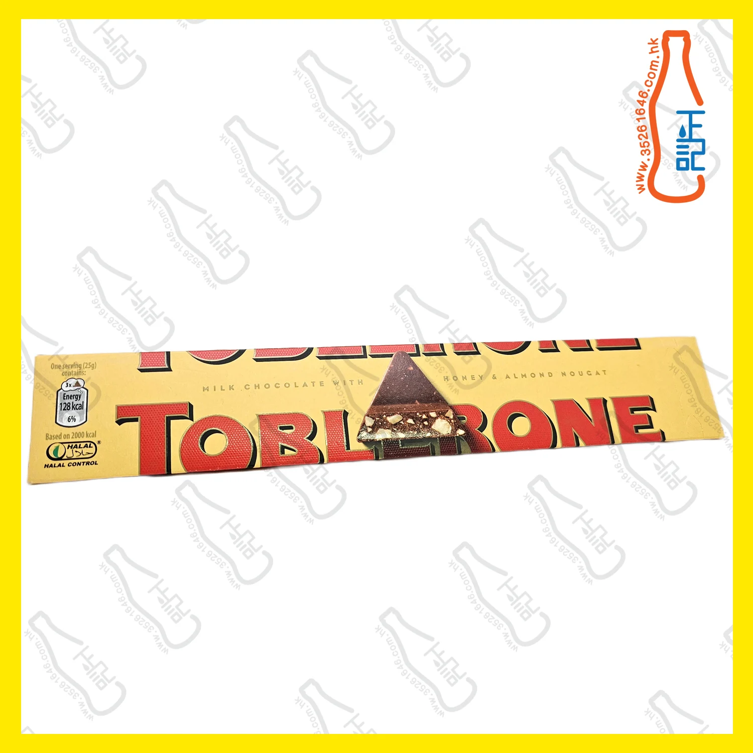 ==瑞士三角 (黃色牛奶味)朱古力 100g /條