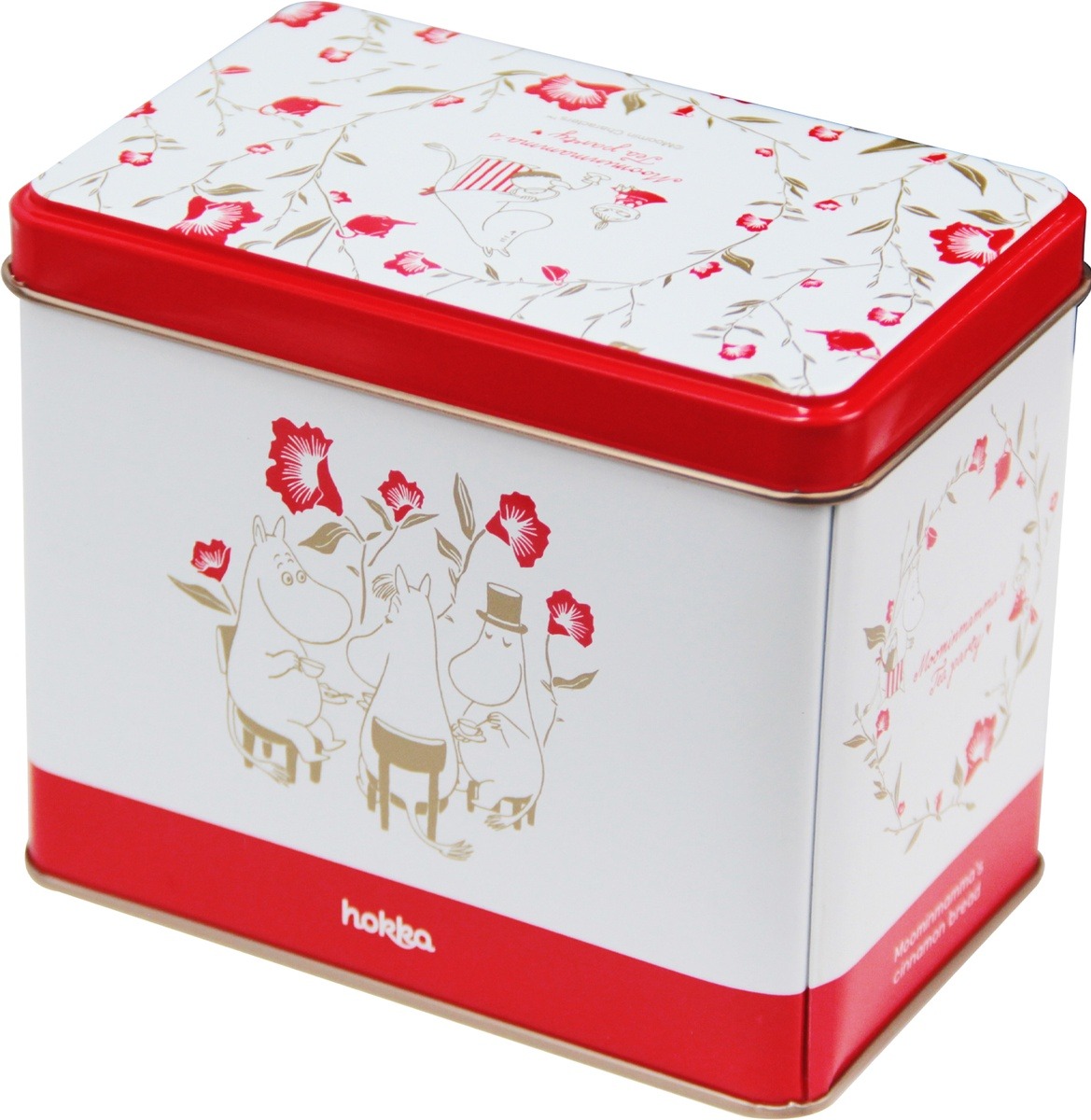 hokka moominシナモンブレッドパーティー缶 肉桂餅乾 - 03260017