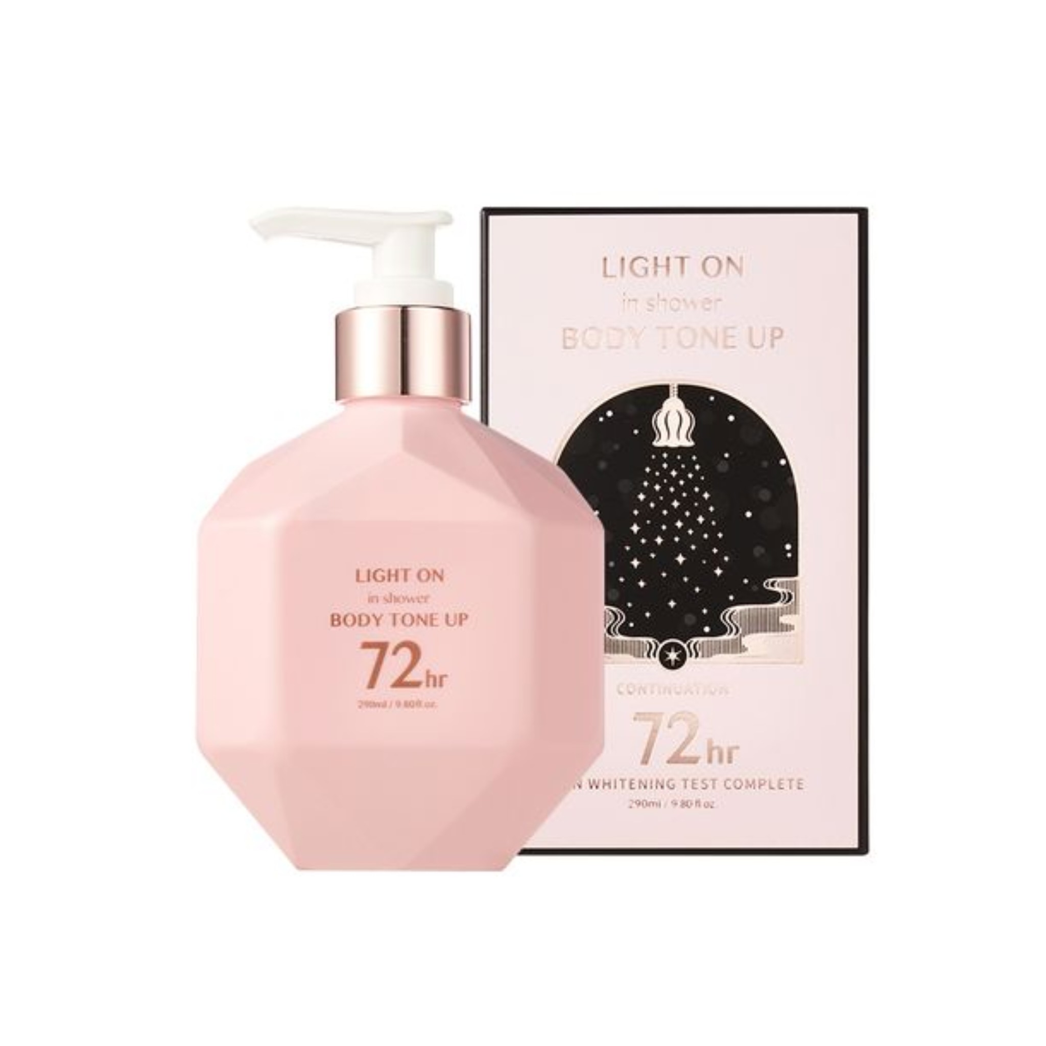 韓國BoM Light On In-Shower Body Tone Up 亮白反光保濕身體素顏乳 290ml