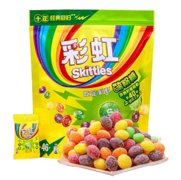 彩虹糖 酸粉糖 690g（15g*46包) 平行進口