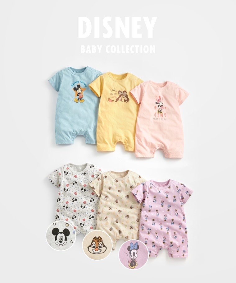 ☀️代購預訂 台灣直送☀️Disney迪士尼系列六色純棉人物印花短袖連身服