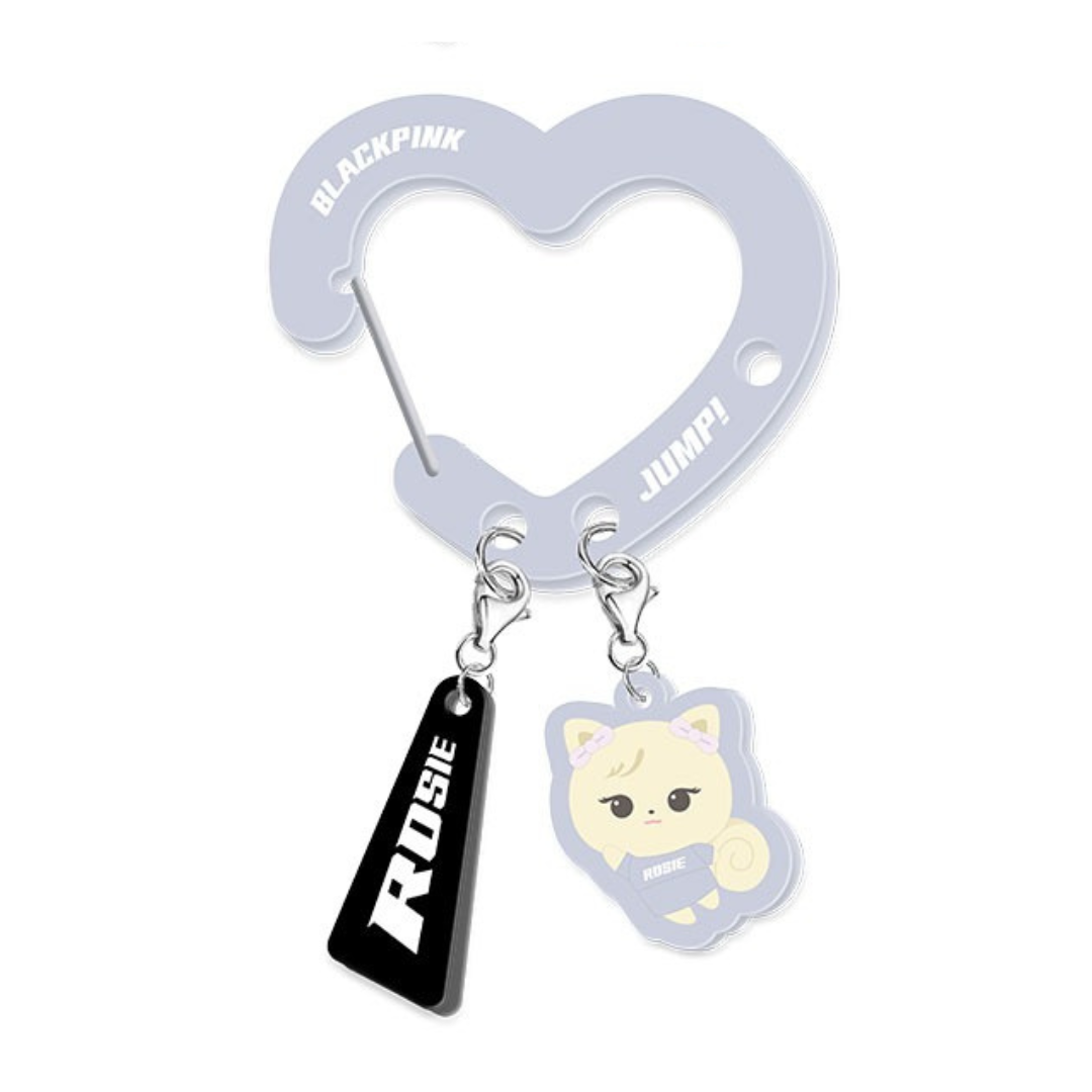 BLACKPINK - [JUMP] BLACKPINK CHARACTER ACRYLIC CARABINER KEYRING - ROSIE