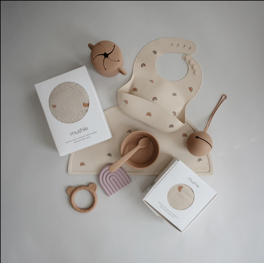 Silicone Bib - Rainbow