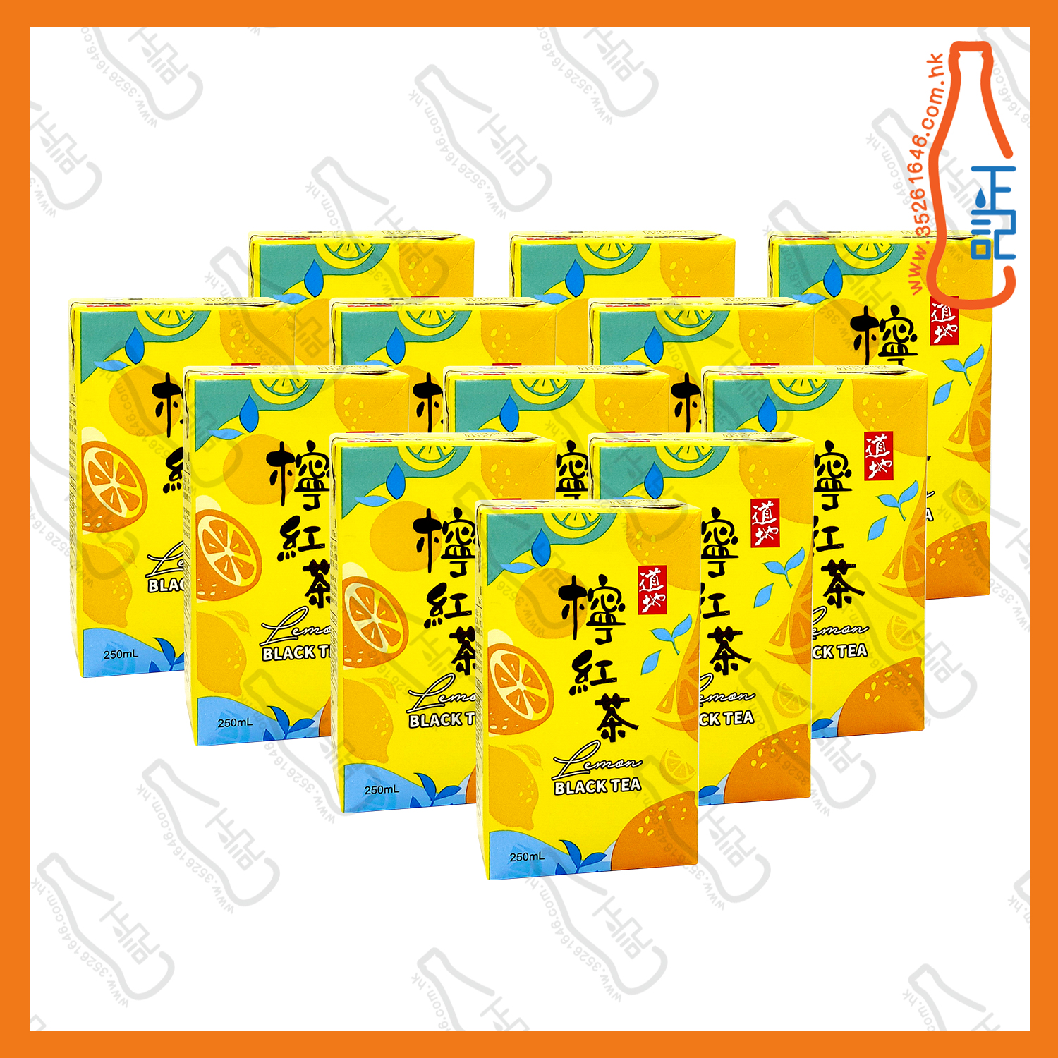 ==(紙包)道地 檸檬紅茶 250ml x【12包】/份
