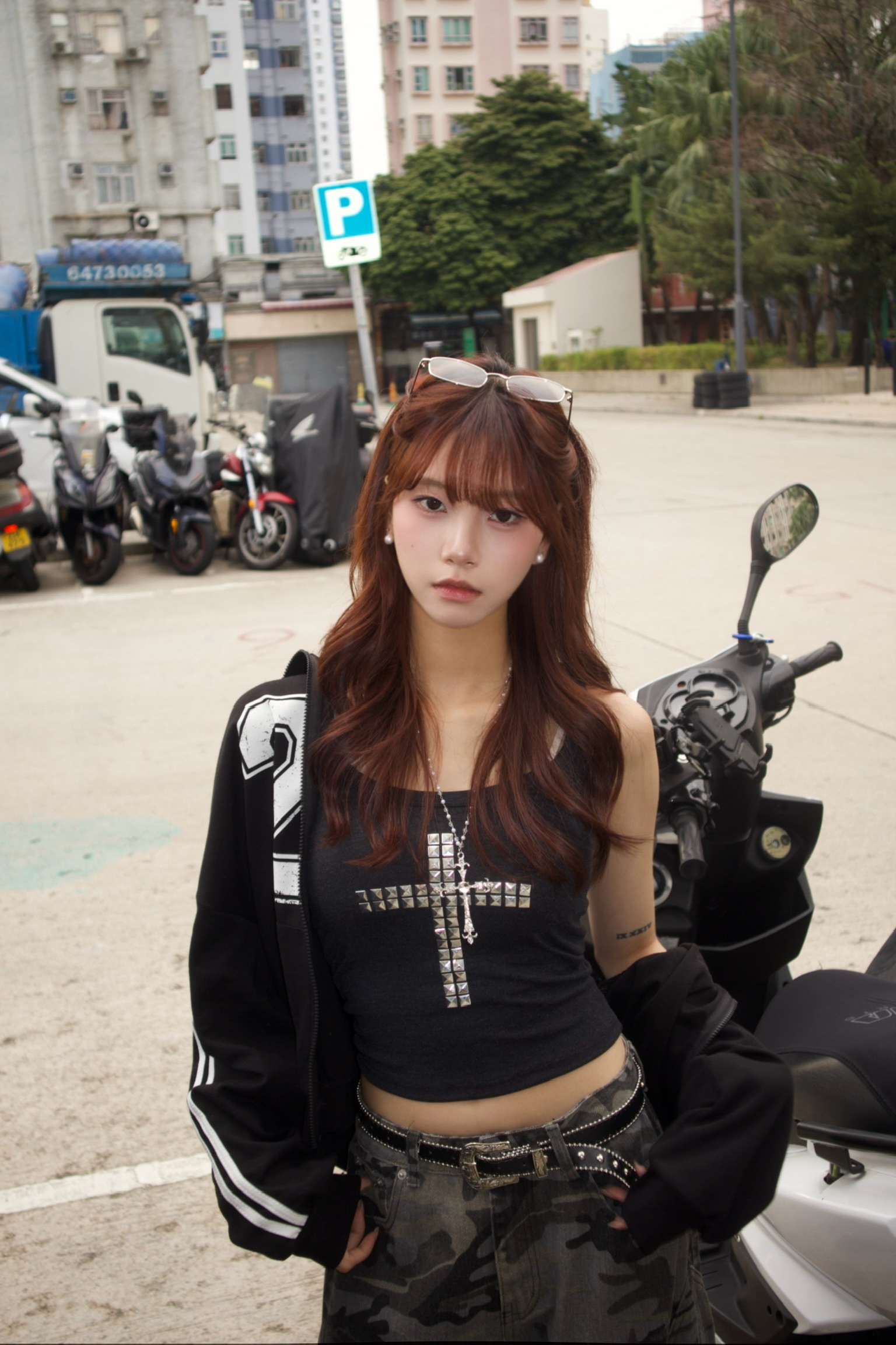 韓國Sexy系列十字架閃閃背心