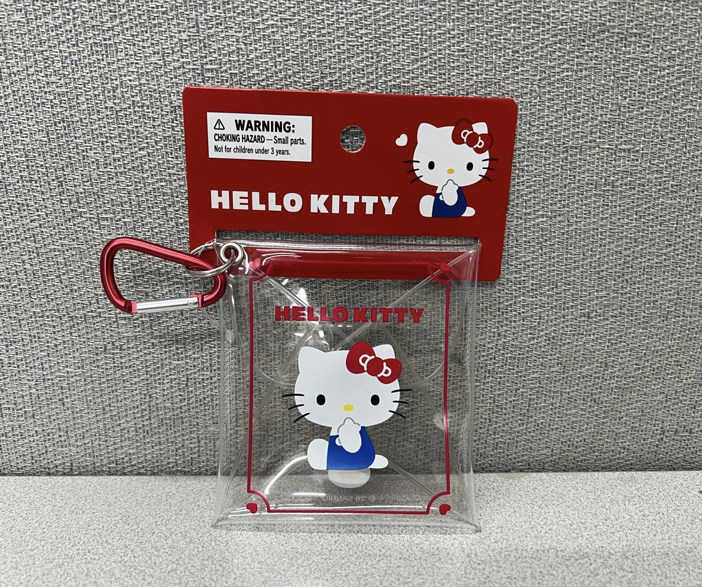 🎌日本直送🎌Sanrio 卡通 爬山扣連透明萬用袋
