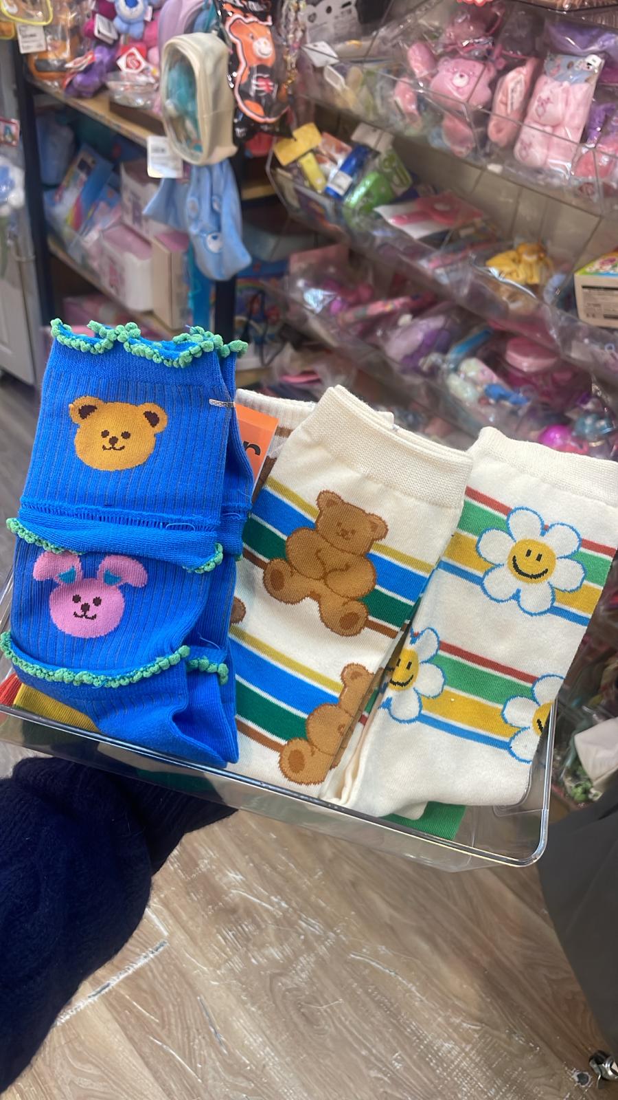 可愛卡通動物造型襪子