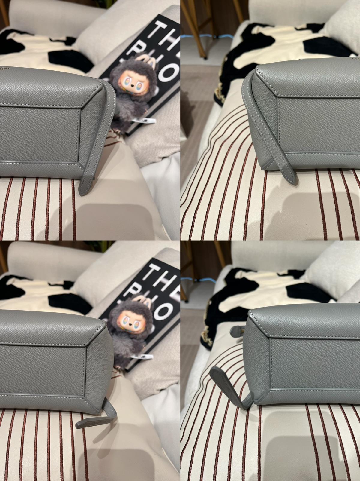 Celine nano belt bag grey 灰色牛皮 100%Authentic , 99%new✅Dust bag