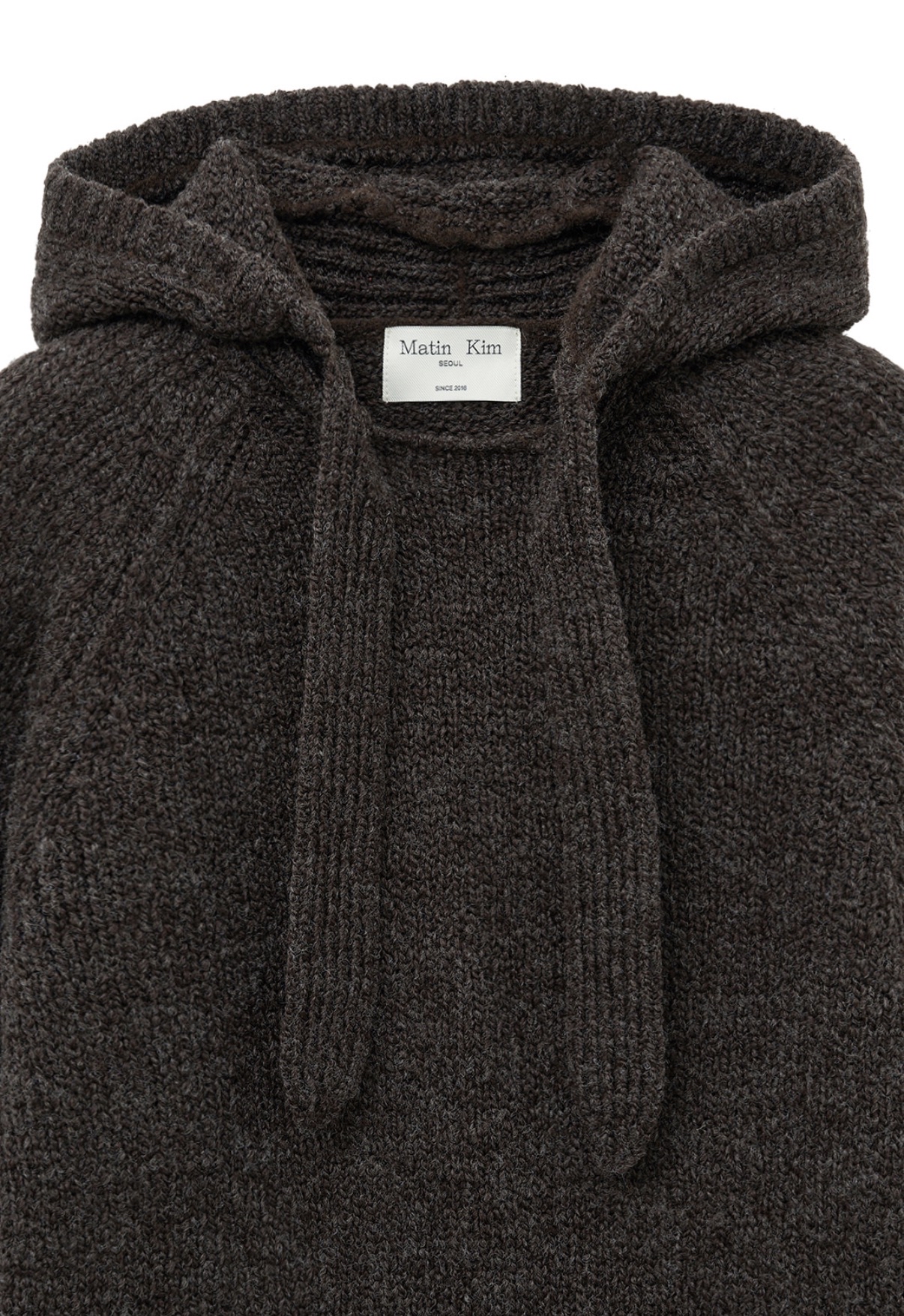 MATIN KIM 特價場 MUFFLER POINT HOODY PULLOVER