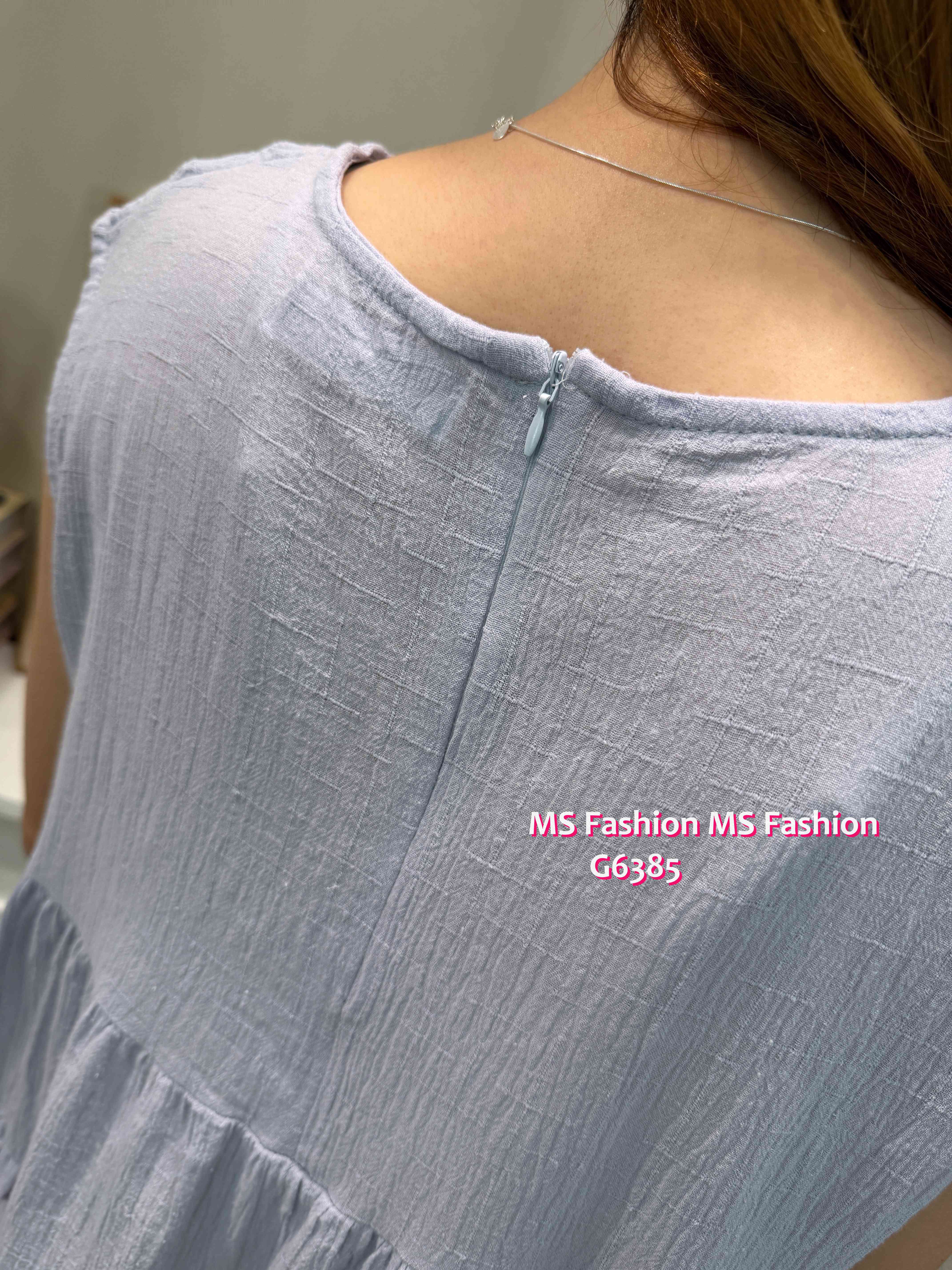 G6385 橫紋娃娃裝背心